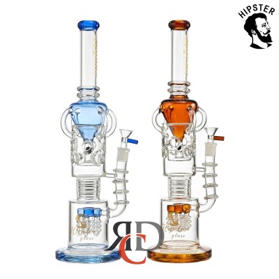 WATER PIPE HIPSTER VERDANT VORTEX W/ HANDING SPRING PERC WP4208 1CT